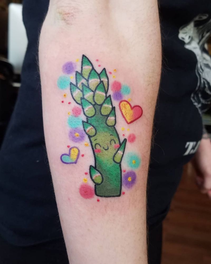 30 Pretty Asparagus Tattoos You Will Love