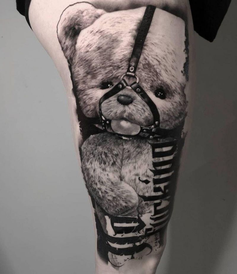 30 Cute Teddy Tattoos You Must Love