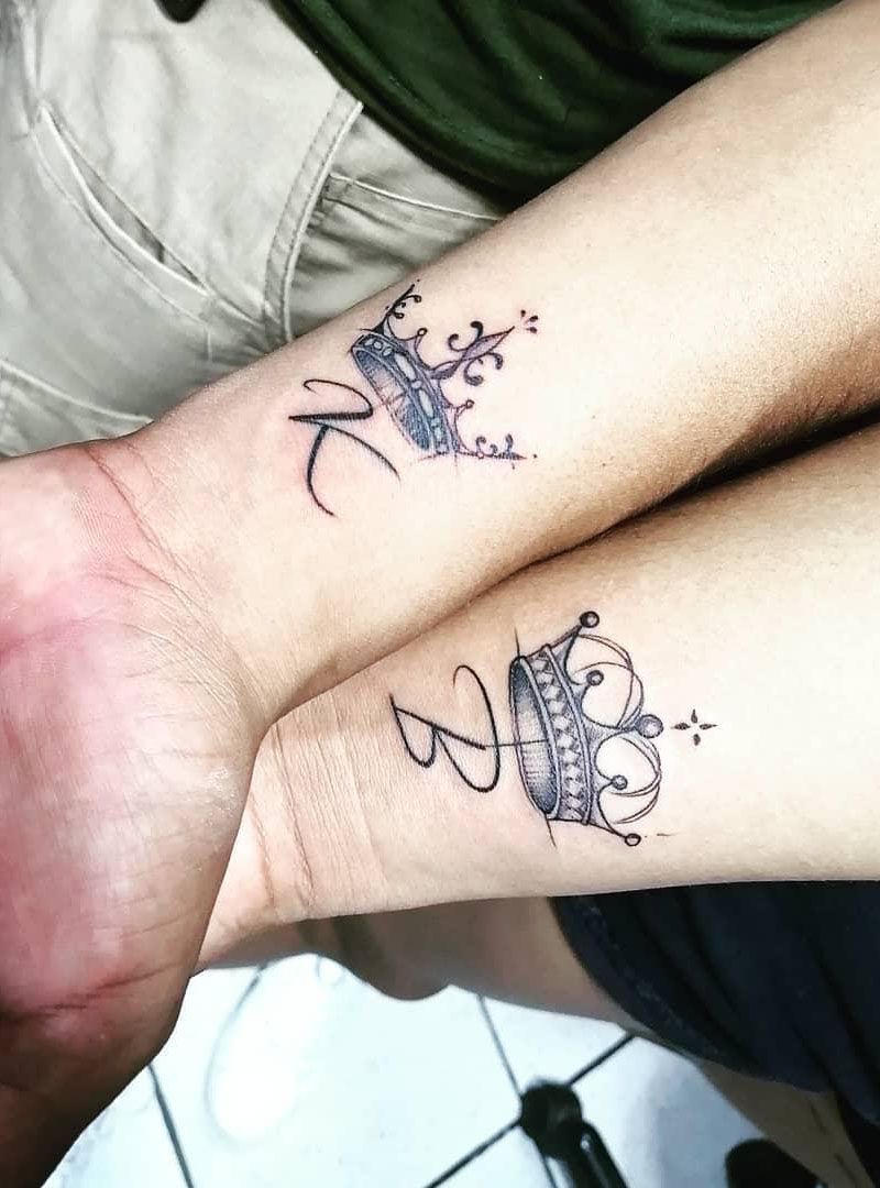 30 Noble King and Queen Tattoos You Should Not Miss