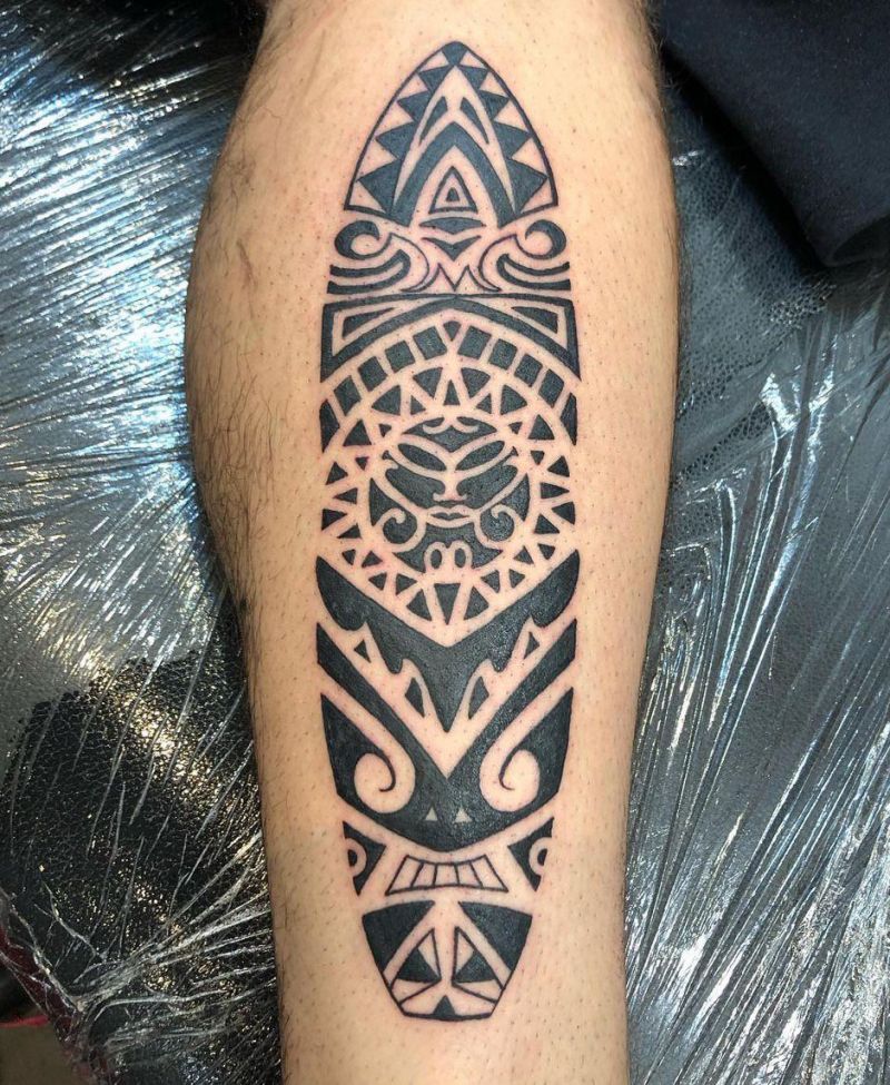 30 Surf Board Tattoos Inspire You to Challenge Yourself