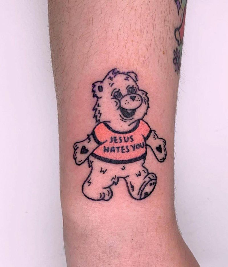 30 Cute Teddy Tattoos You Must Love