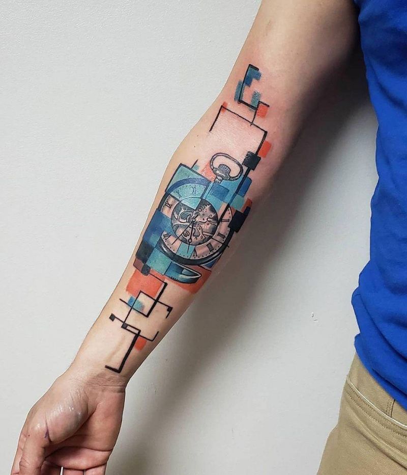 30 Pretty Watch Tattoos Make You Excited