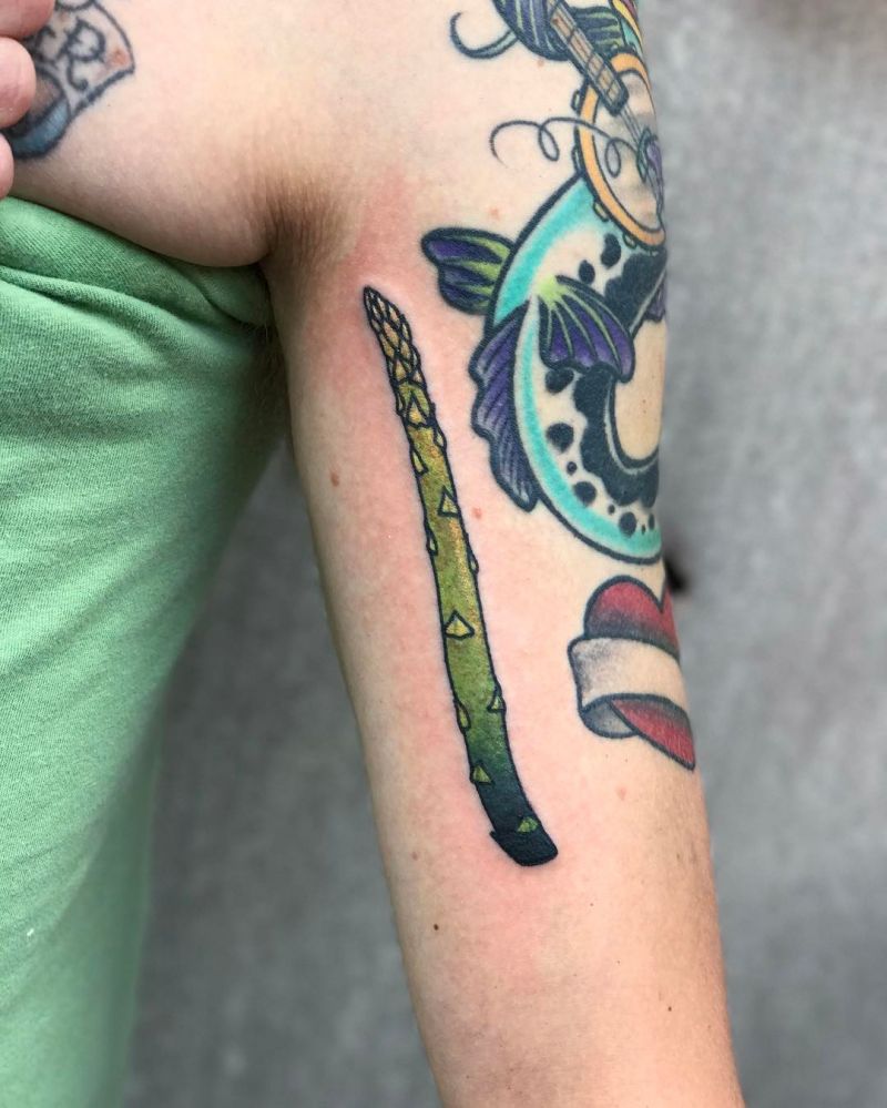 30 Pretty Asparagus Tattoos You Will Love