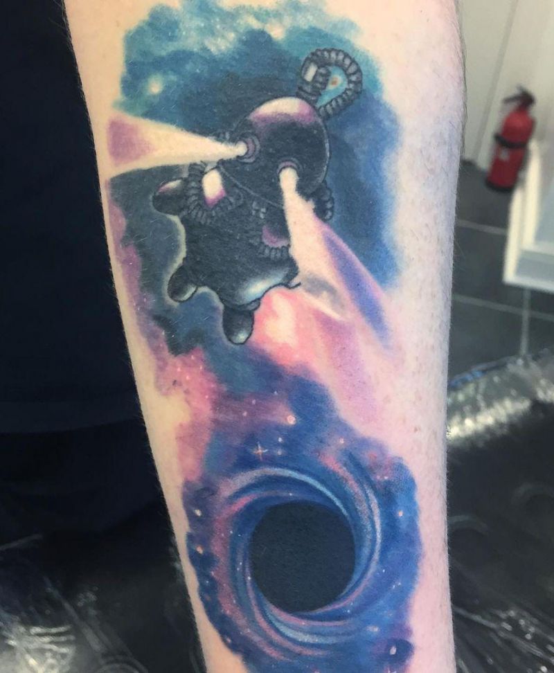 30 Unique Black Hole Tattoos to Inspire You