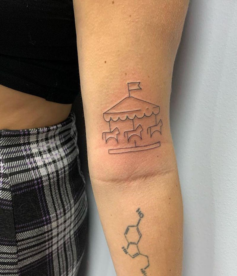 30 Perfect Carousel Tattoos You Must Love