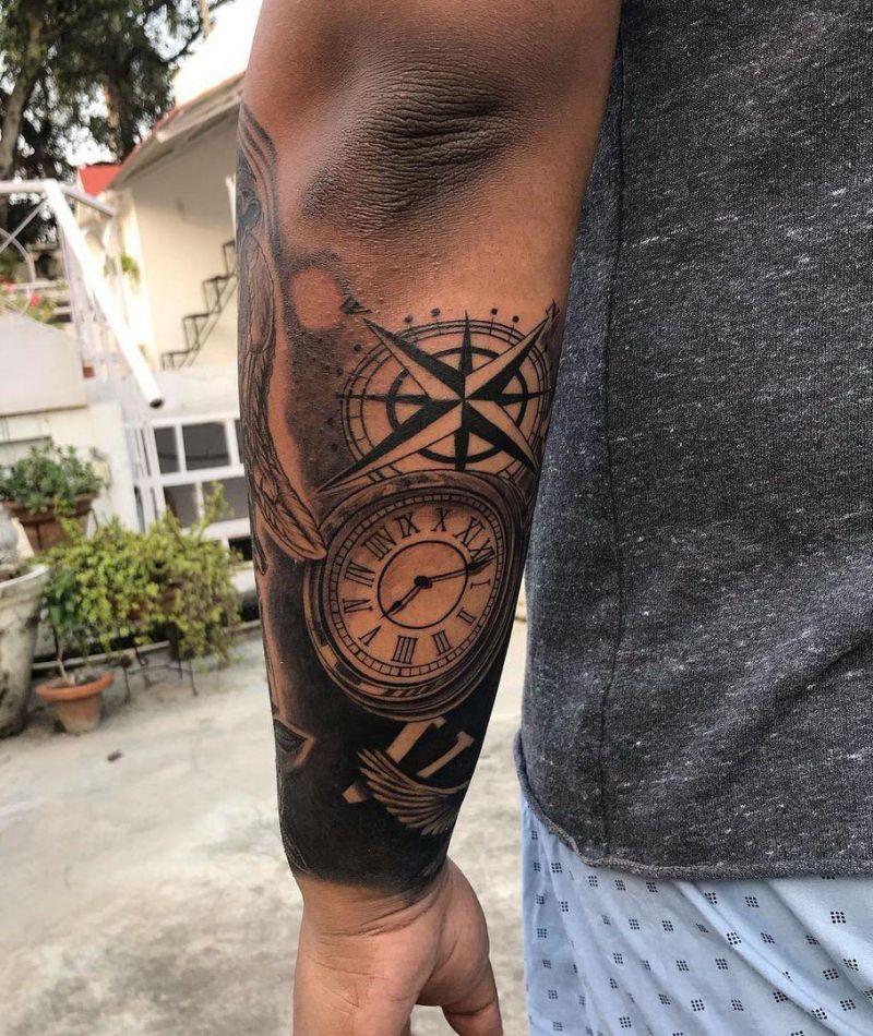 30 Pretty Watch Tattoos Make You Excited