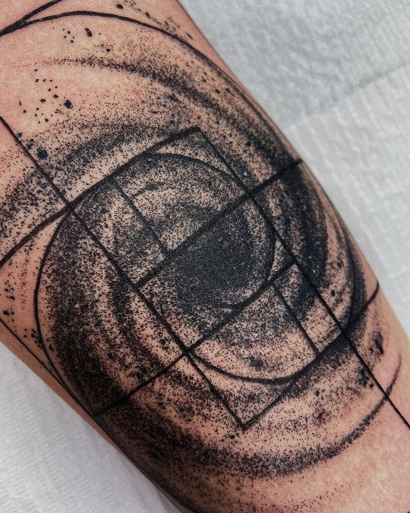 30 Unique Black Hole Tattoos to Inspire You