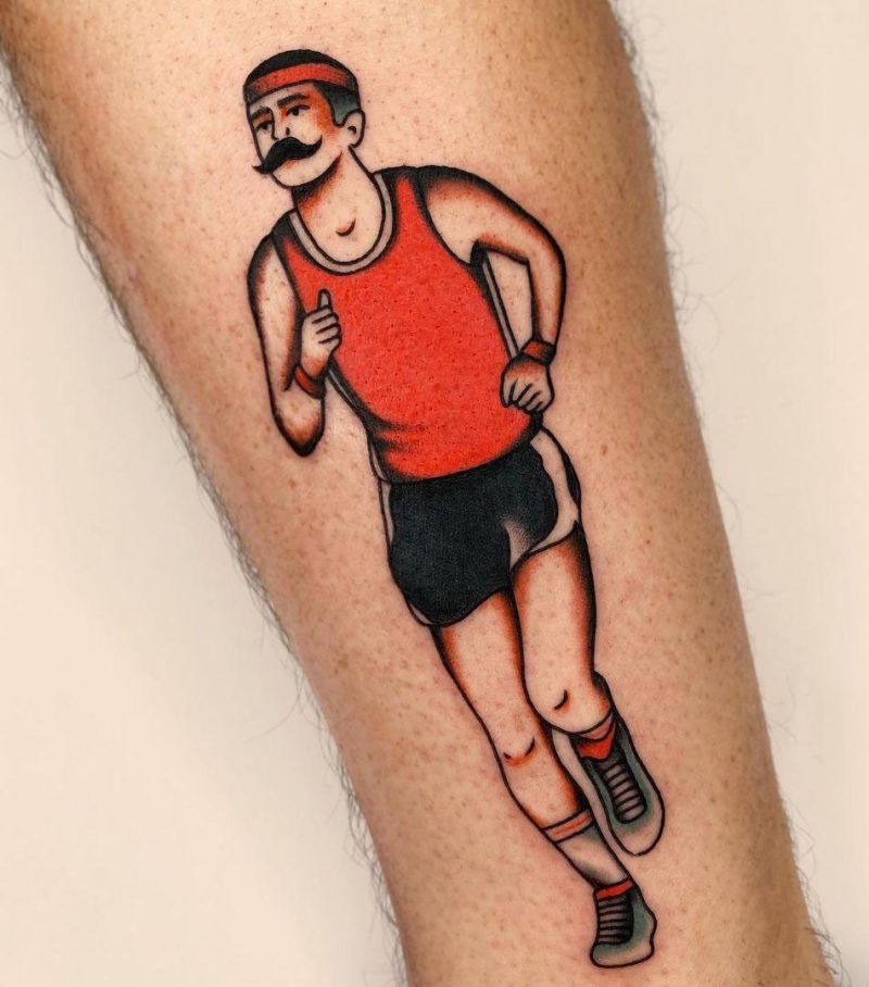 30 Pretty Runner Tattoos You Will Love