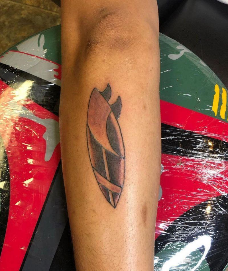 30 Surf Board Tattoos Inspire You to Challenge Yourself