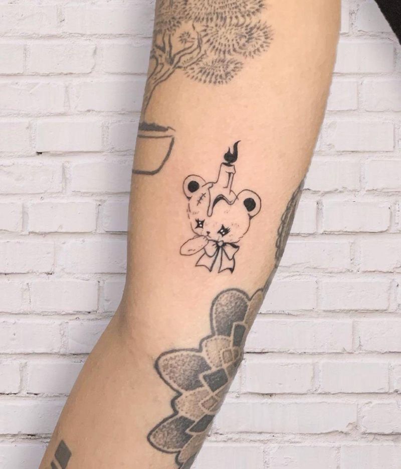 30 Cute Teddy Tattoos You Must Love