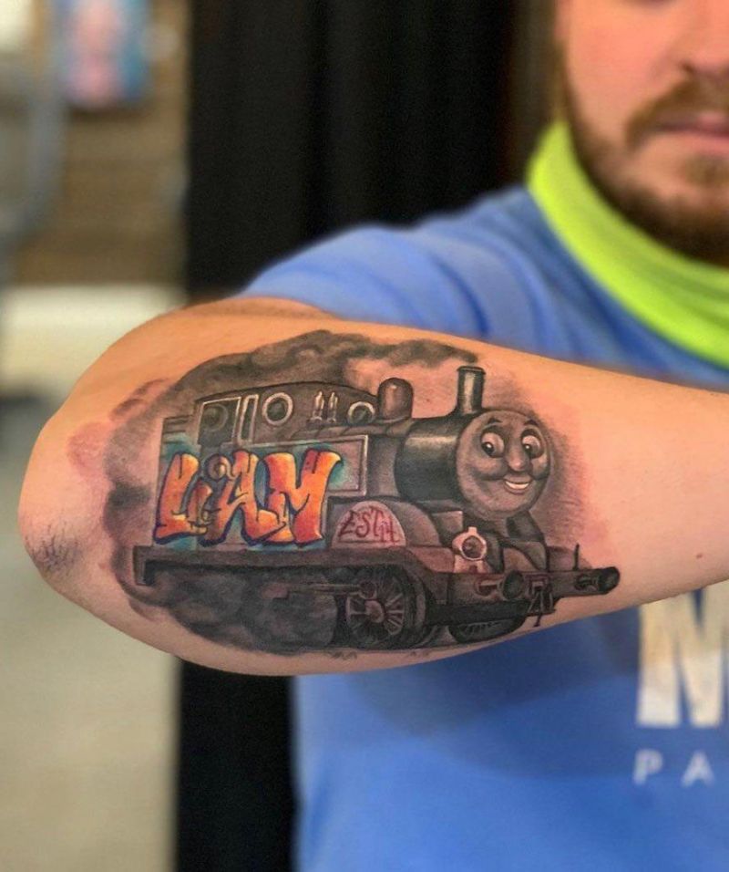 30 Pretty Train Tattoos You Must Try