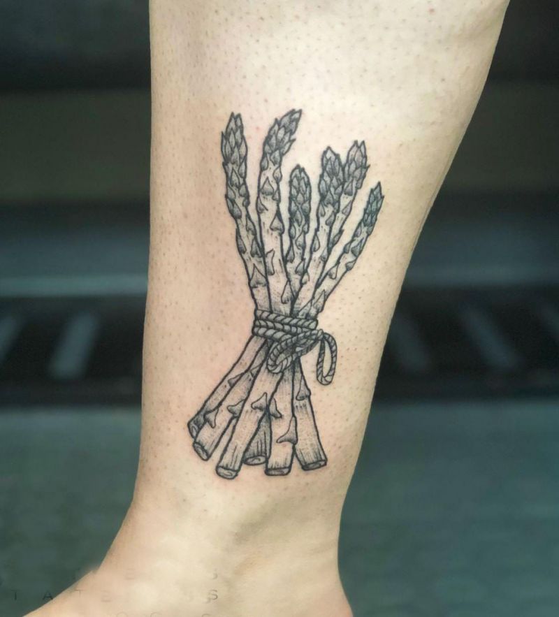 30 Pretty Asparagus Tattoos You Will Love