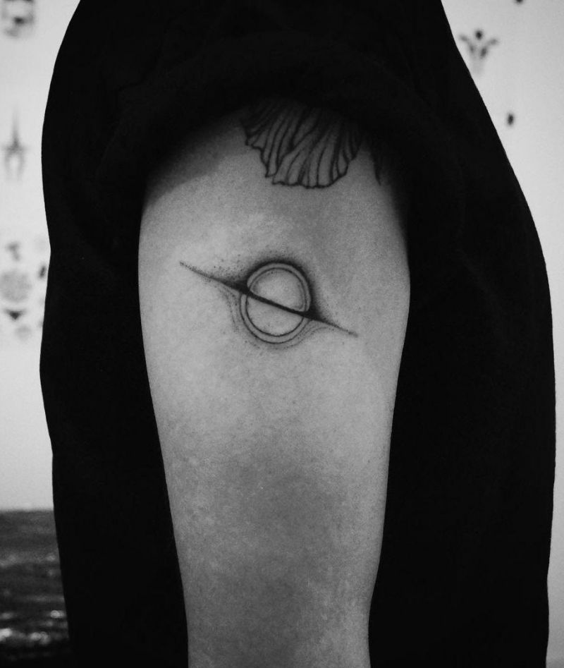 30 Unique Black Hole Tattoos to Inspire You