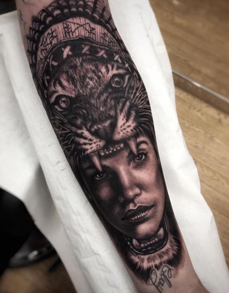 30 Pretty Headdress Tattoos You Will Love