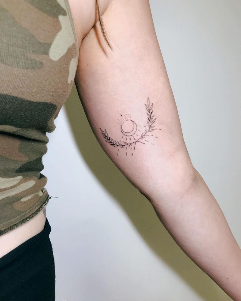 30 Pretty Laurel Tattoos to Inspire You