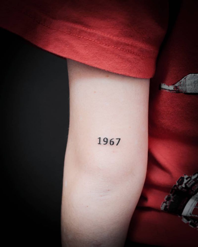 30 Pretty Date Tattoos You Will Love