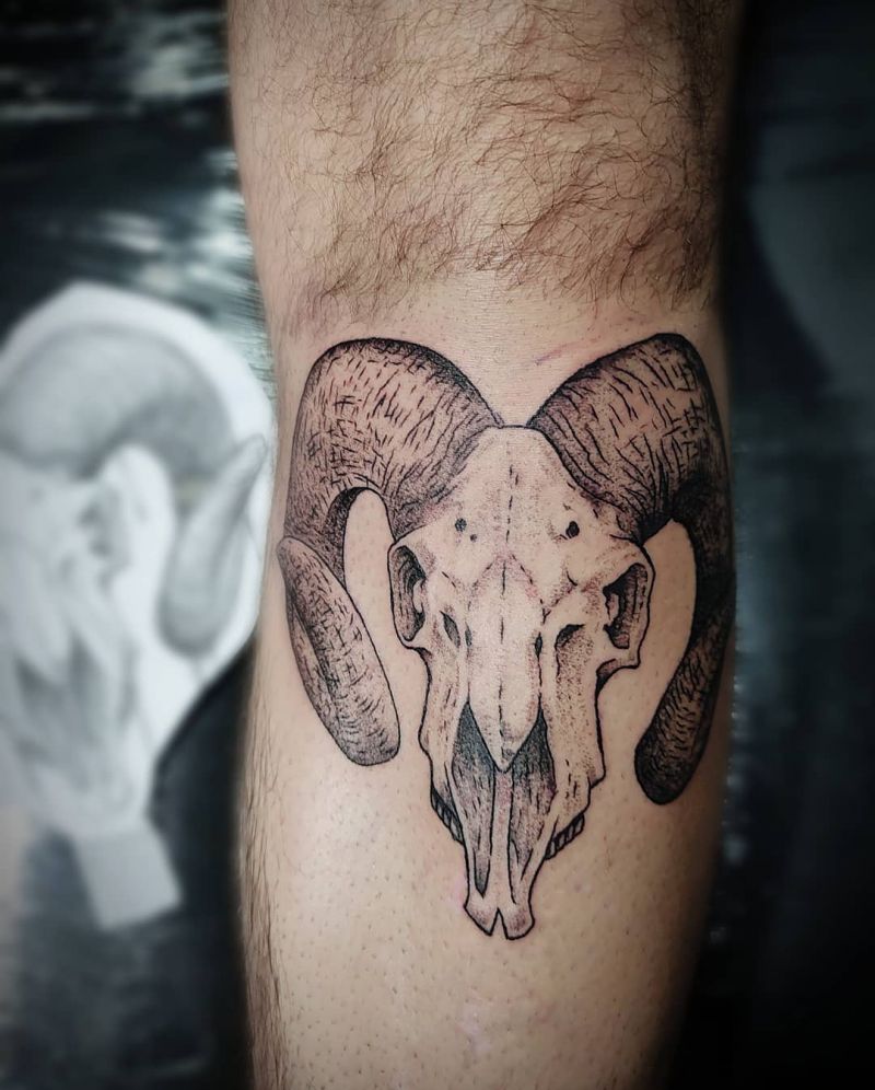 30 Pretty Ram Tattoos to Inspire You