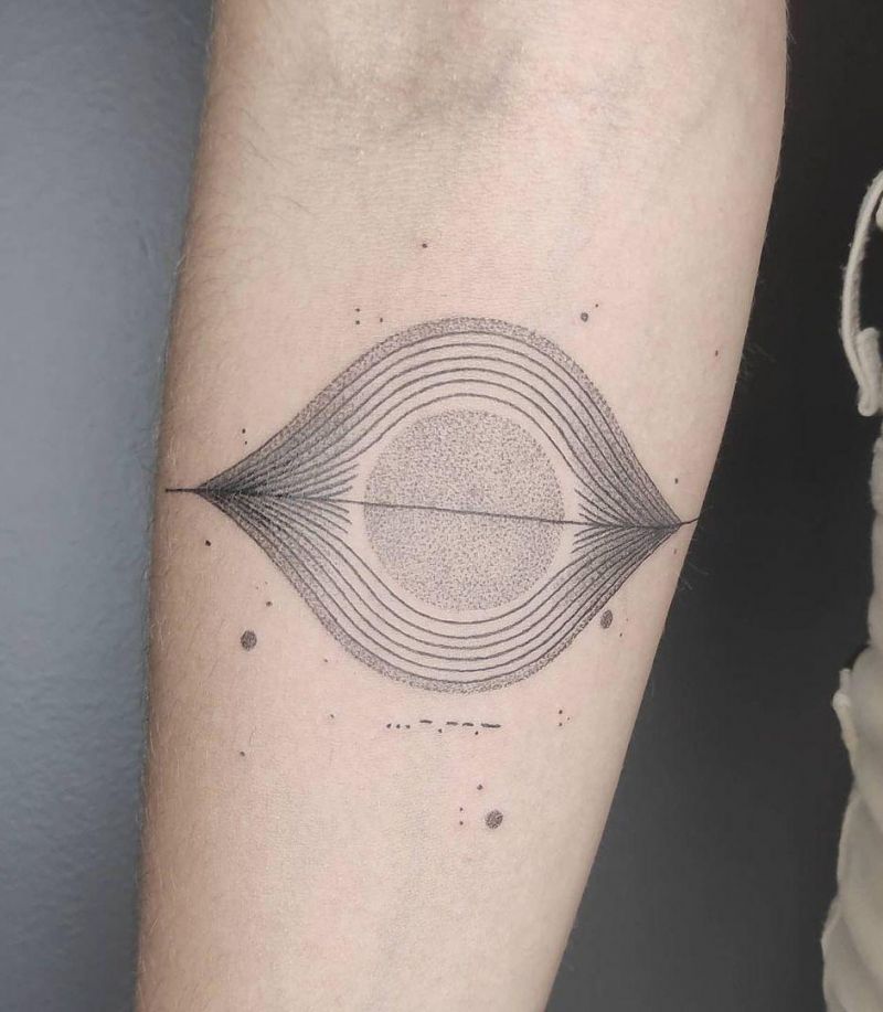 30 Unique Black Hole Tattoos to Inspire You