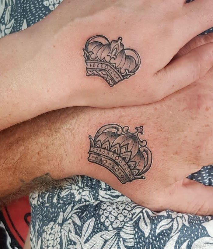 30 Noble King and Queen Tattoos You Should Not Miss