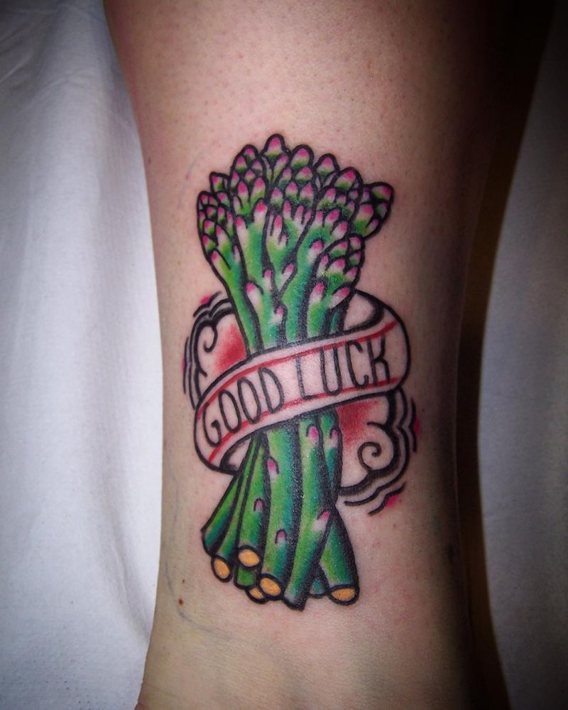 30 Pretty Asparagus Tattoos You Will Love