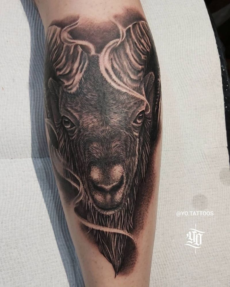 30 Pretty Ram Tattoos to Inspire You