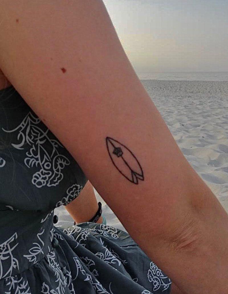 30 Surf Board Tattoos Inspire You to Challenge Yourself