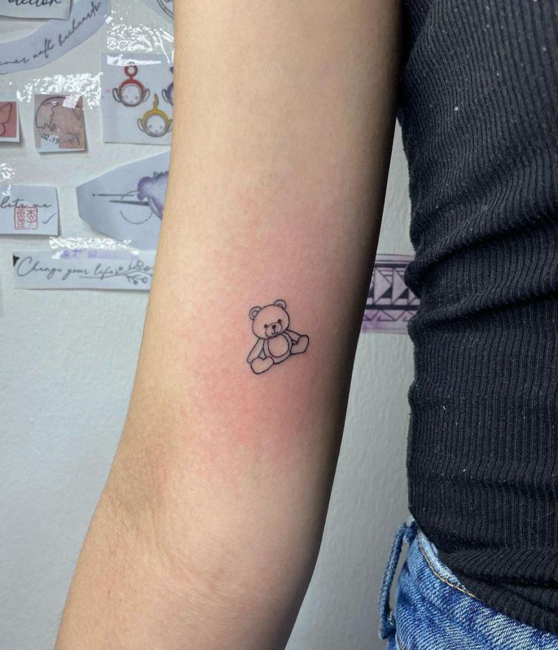 30 Cute Teddy Tattoos You Must Love