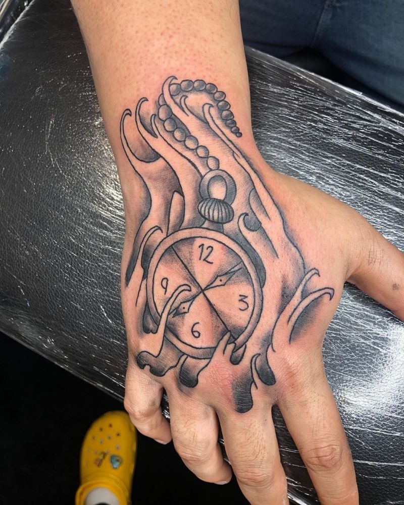 30 Pretty Watch Tattoos Make You Excited