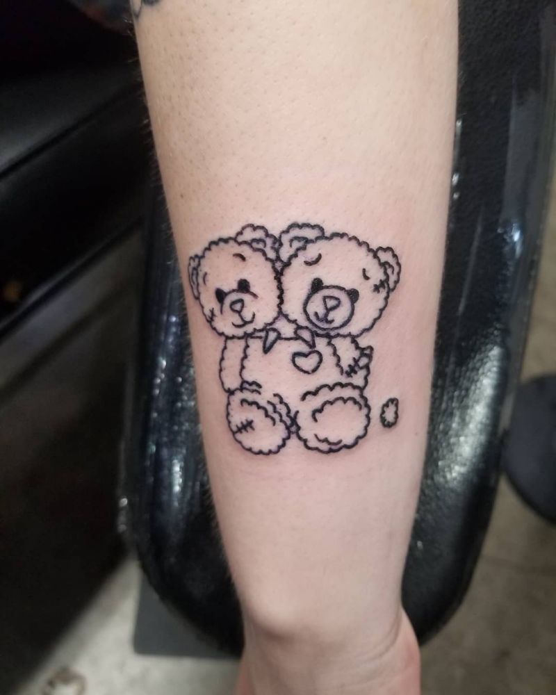 30 Cute Teddy Tattoos You Must Love