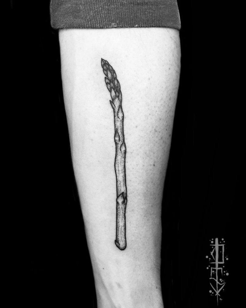 30 Pretty Asparagus Tattoos You Will Love