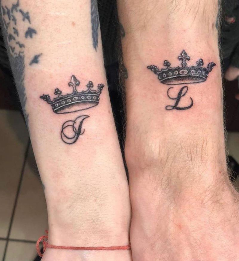 30 Noble King and Queen Tattoos You Should Not Miss