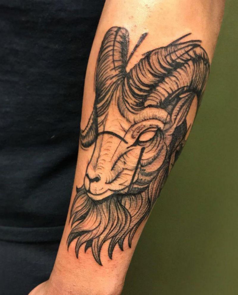 30 Pretty Ram Tattoos to Inspire You