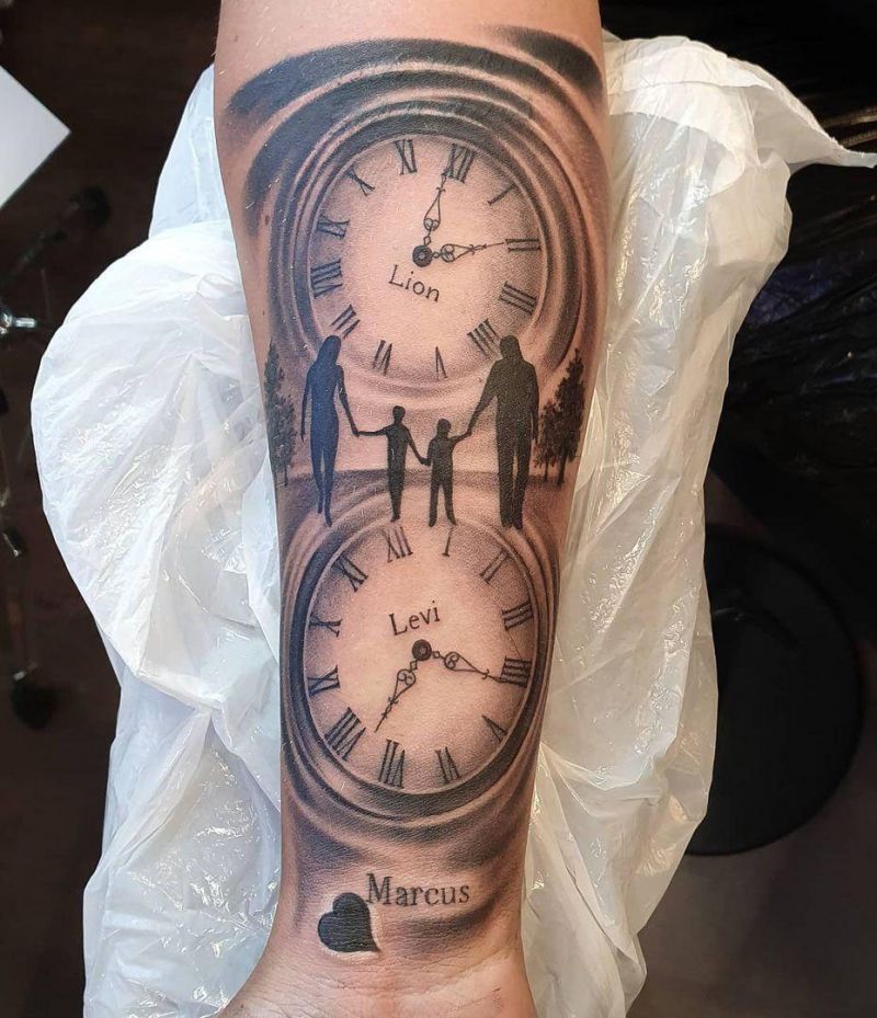 30 Pretty Watch Tattoos Make You Excited