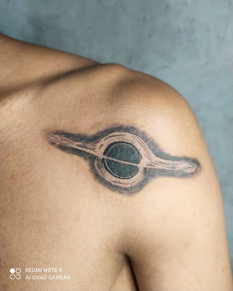 30 Unique Black Hole Tattoos to Inspire You