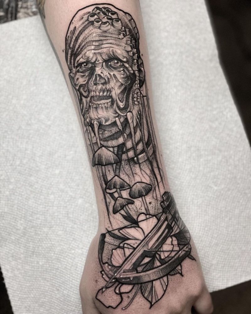 30 Pretty Crossbow Tattoos Make You Brave