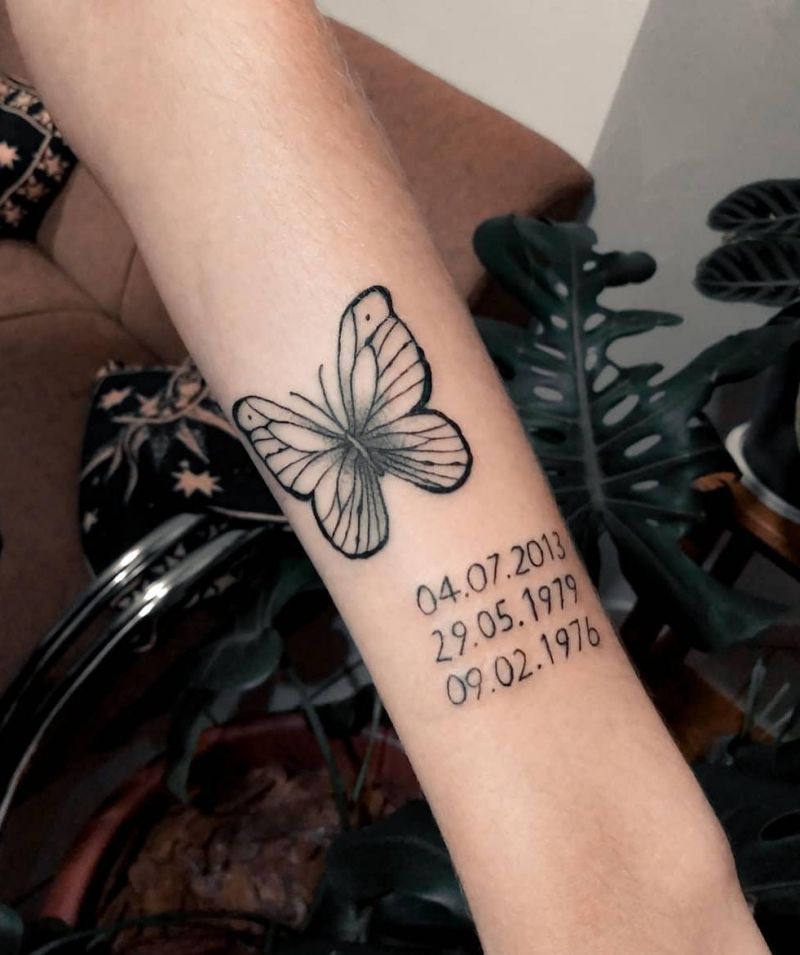 30 Pretty Date Tattoos You Will Love