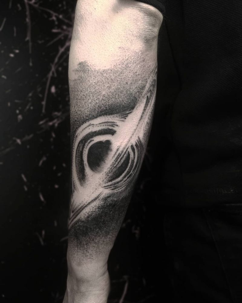 30 Unique Black Hole Tattoos to Inspire You