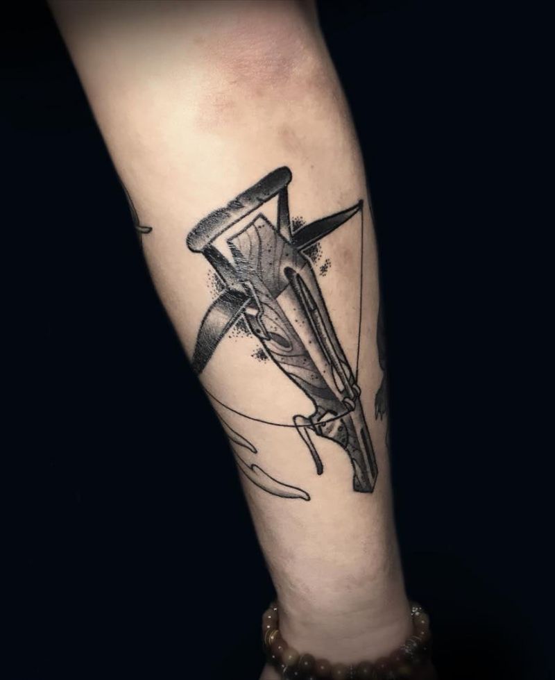 30 Pretty Crossbow Tattoos Make You Brave