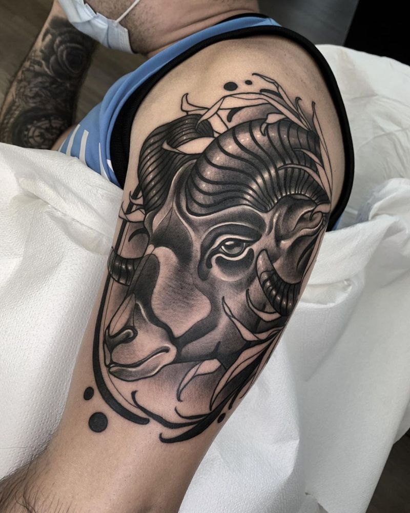 30 Pretty Ram Tattoos to Inspire You