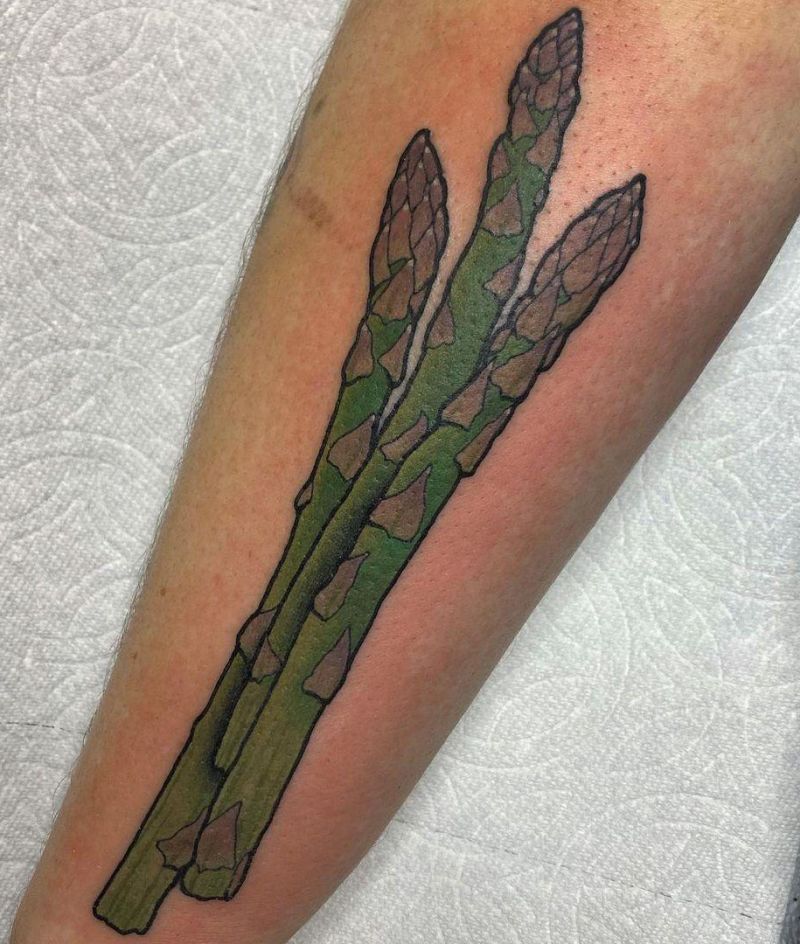 30 Pretty Asparagus Tattoos You Will Love