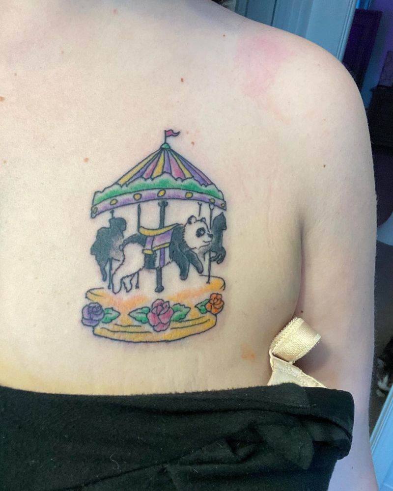 30 Perfect Carousel Tattoos You Must Love