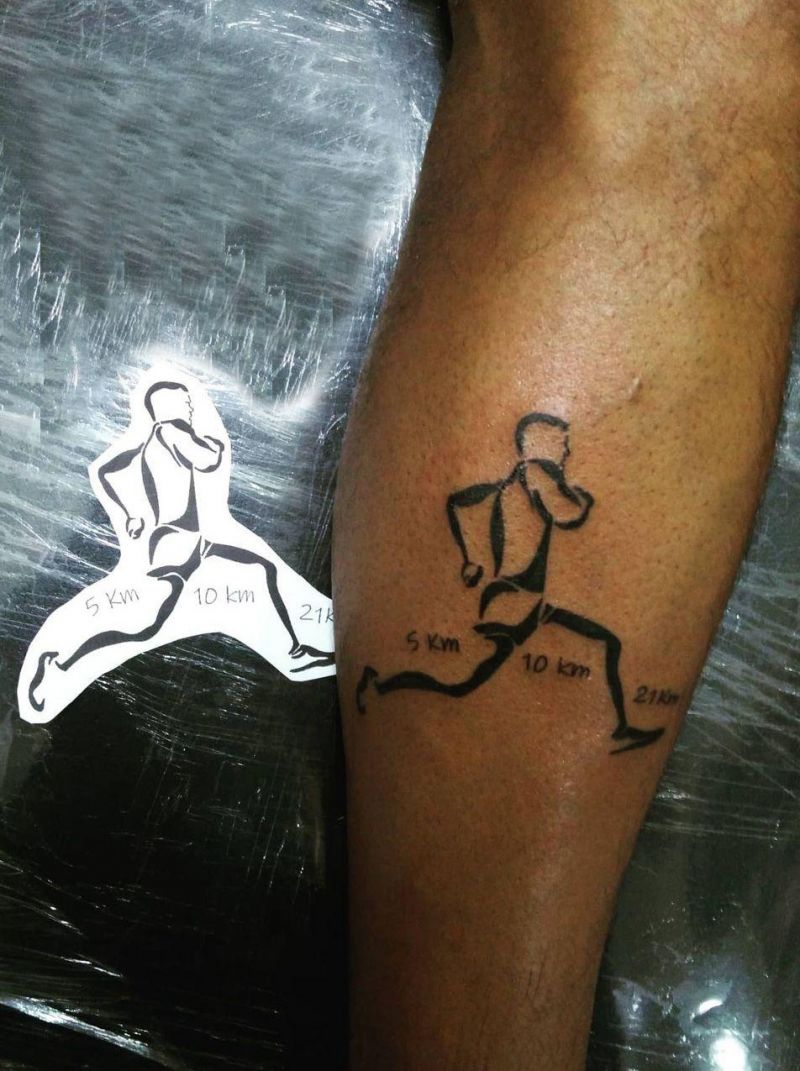 30 Pretty Runner Tattoos You Will Love