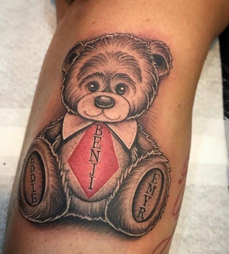 30 Cute Teddy Tattoos You Must Love