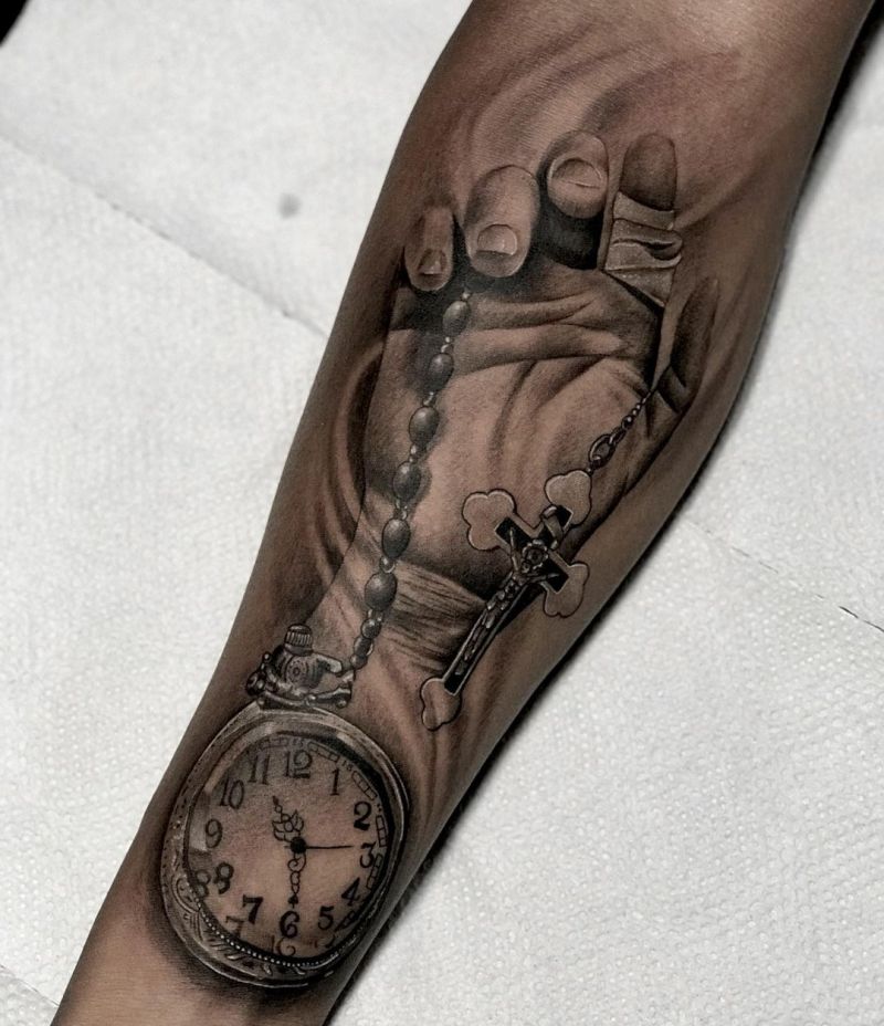 30 Pretty Watch Tattoos Make You Excited