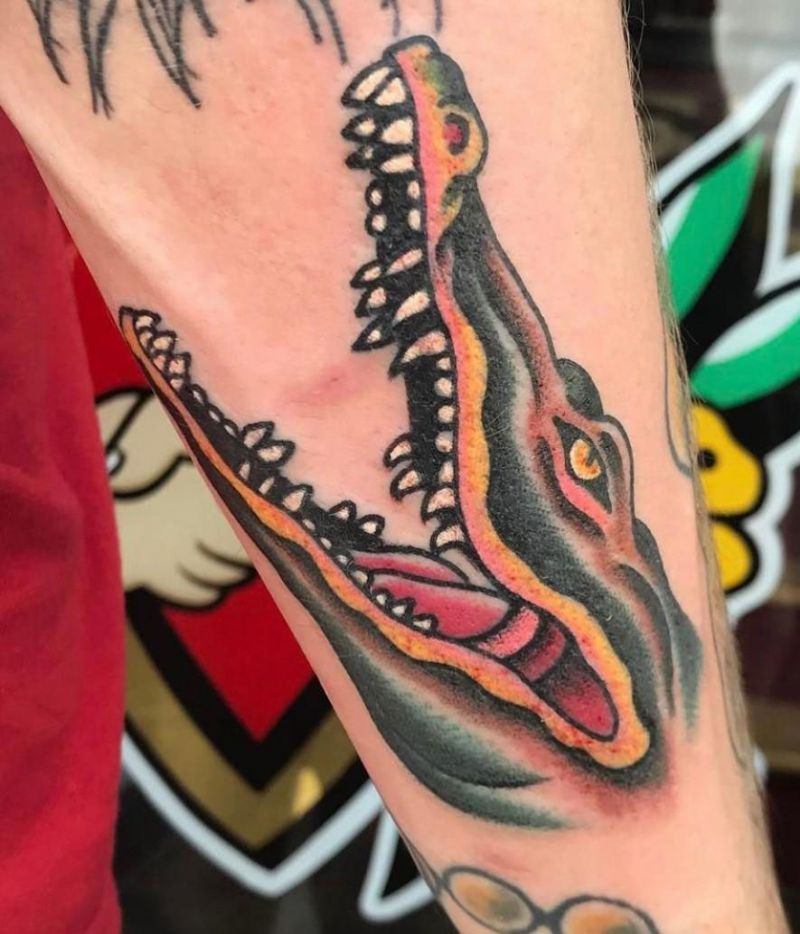 30 Pretty Alligator Tattoos You Must Try