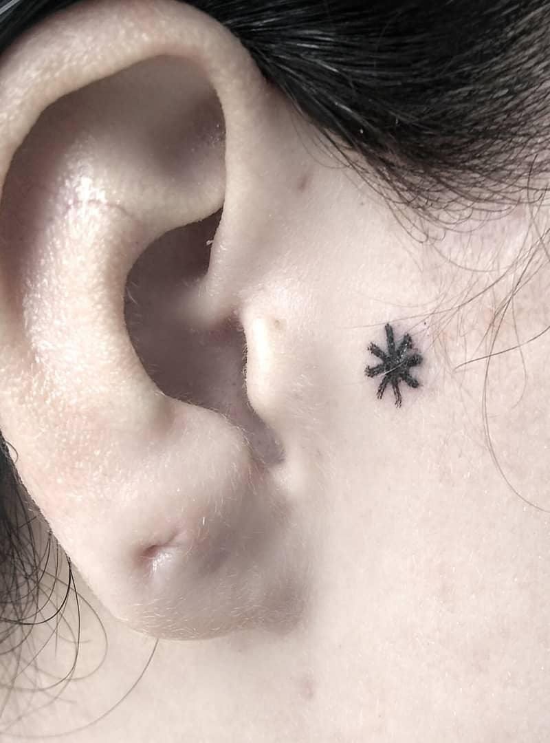 10+ Pretty Asterisk Tattoos You Can Copy