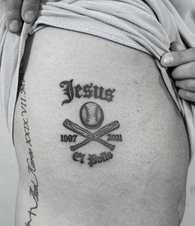 30 Pretty Baseball Tattoos You Will Love