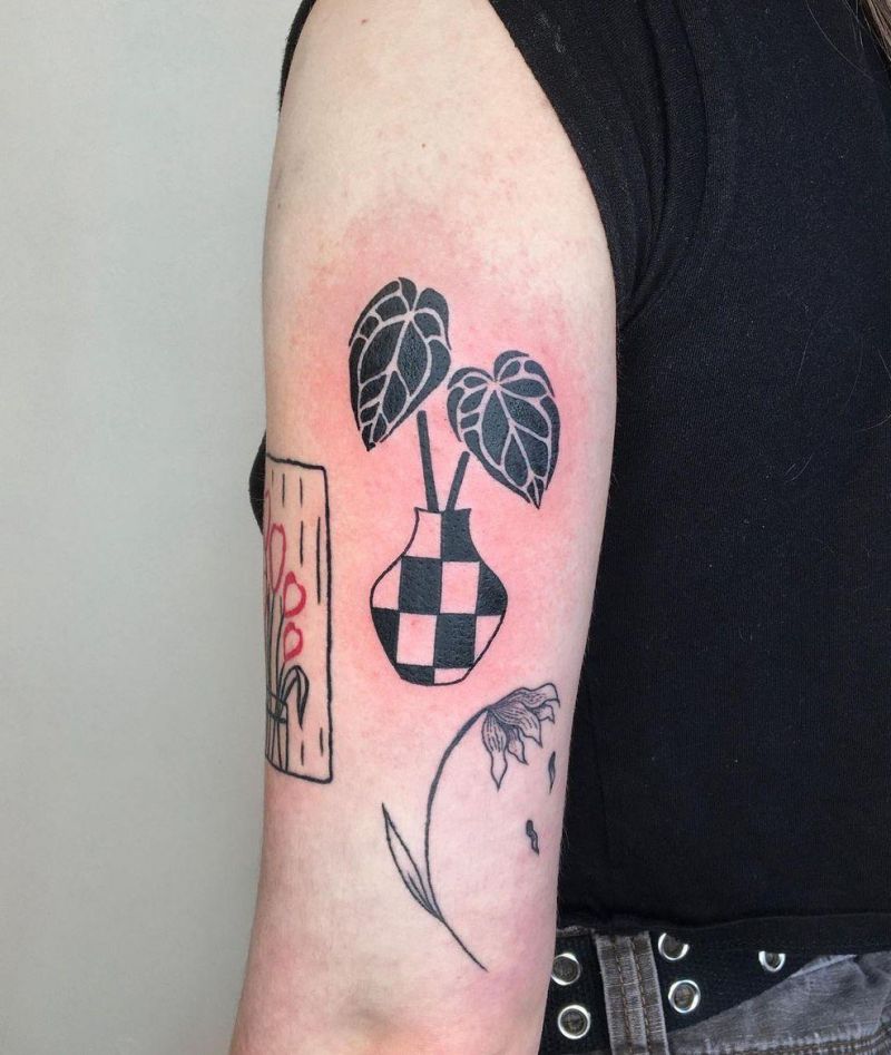 17 Checkered Tattoos Give You Unexpected Feeling
