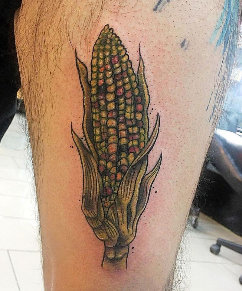 30 Pretty Corn Tattoos You Can Copy