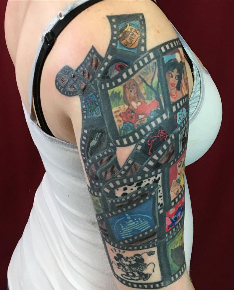 27 Pretty Film Strip Tattoos You Must Love